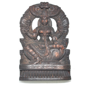 Customized Wooden Lakshmi Sculpture